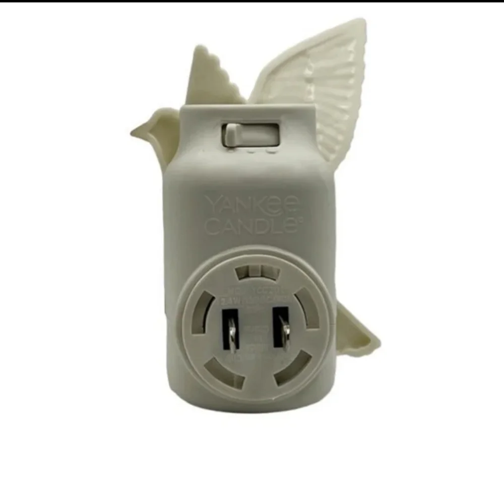 YANKEE CANDLE CERAMIC WHITE DOVE SCENT DIFFUSER PLUG BNWT RETIRED 1 Left